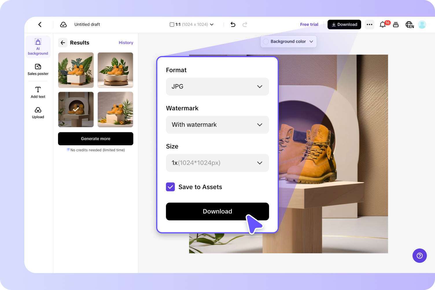 تصدير الصور الخاصة بك